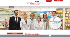 Desktop Screenshot of die-city-apotheken.de